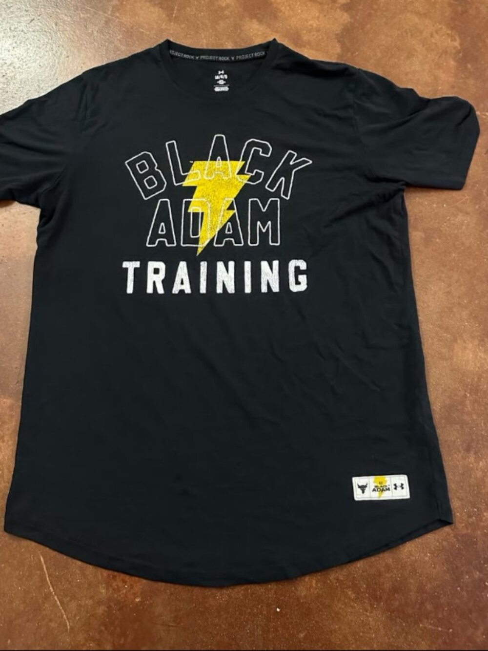 Under Armour Men's Project Rock Black Adam Graphic T-Shirt.